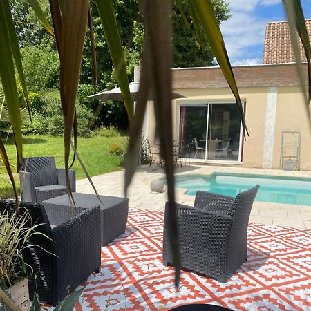 Logement 2/4 pers-piscine-25mn rocade bordeaux Baron  Extérieur photo